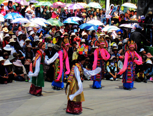 Shoton Festival Opera Show Lhasa